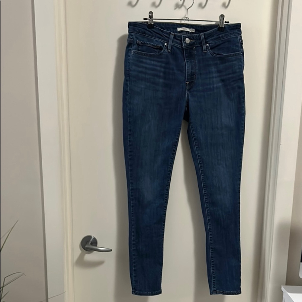 LEVIS 711 Blue Skinny Jeans Modern Fit